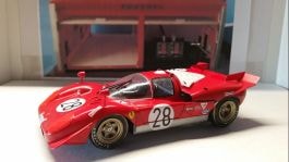 1/24 1970 Ferrari 512S Short Tail 24 Hrs of Daytona #28 Merzario / Ickx