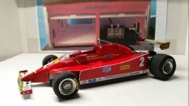 1/20 1980 Ferrari 126 C Italy Test Practice #2 Gilles Villeneuve