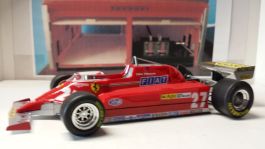 1/20 1981 Ferrari 126 CK Spain #27 Gilles Villeneuve