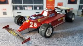 1/20 1981 Ferrari 126 CK Canada #27 Didier Pironi