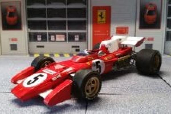 1/20 1971 Ferrari 312 B2 Great Britain #5 Clay Regazzoni