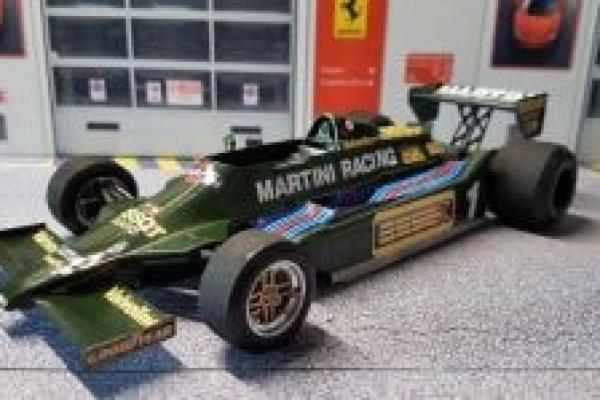 1/20 1979 Lotus 79 Cosworth 'Martini' Paul Ricard Test Jan Lammers