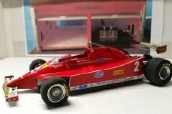 1/20 1980 Ferrari 126 C Italy Test Practice #2 Gilles Villeneuve