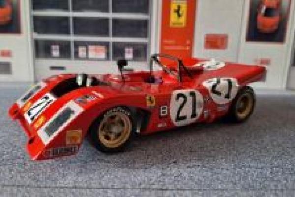 1/24 1971 Ferrari 312P NART #21 Sebring Luigi Chinetti Jr. / George Eaton