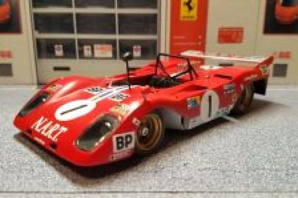 1/24 1974 Ferrari 312P NART Le Mans #1 Teodoro Zeccoli / Jean-Claude Andruet