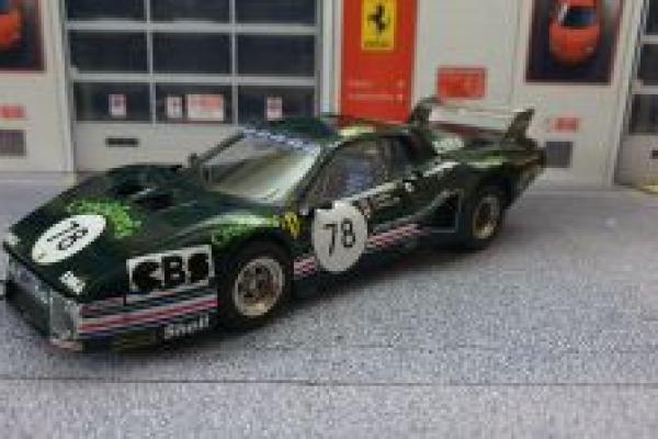 1/24 1980 Ferrari 512BB LM #78 Le Mans Crockford's O'Rourke/Down/Phillips start version