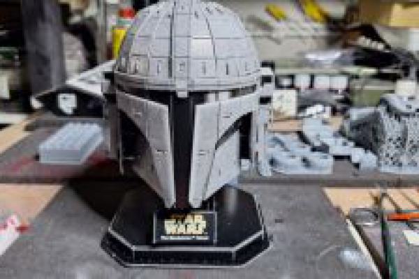 1/??? Star Wars Mandalorian Helmet 4D Puzzle
